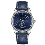 Longines Master Moonphase Automatic Mặt Tròn Lịch Tuần Trăng Dây Da Màu Xanh L2.909.4.92.0