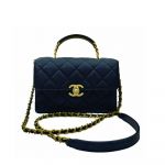 Chanel Carryme Màu Đen Dây Xích