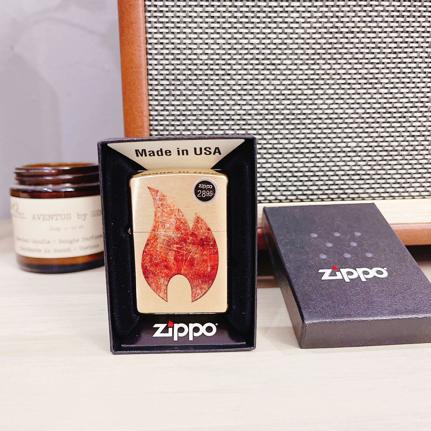 Zippo Rusty Flame Design Ngọn Lửa 29878