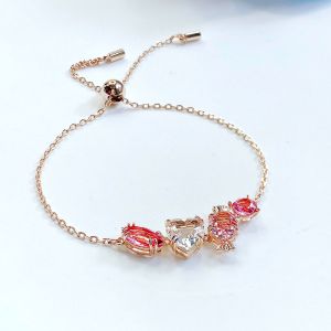 Swarovski Lắc Tay Swarovski Gema 520 Màu Hồng 5626656