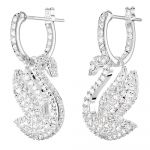 Swarovski Bông Tai Iconic Swan Thiên Nga Màu Bạc 5647545