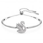 Swarovski Lắc Tay Iconic Swan Thiên Nga Màu Bạc 5649772