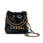 Chanel 22 Hobo Mini Màu Đen