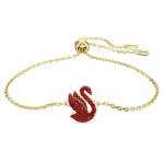 Swarovski Lắc Tay Swarovski Swan Thiên Nga Màu Đỏ 5656841