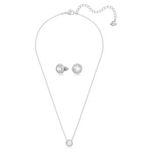 Swarovski Set Dây Chuyền Bông Tai Swarovski Una Angelic Màu Bạc 5567931 1081942