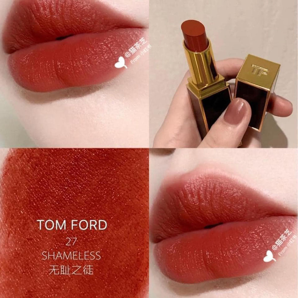 Tom Ford 27 Son Lì Shameless Màu Đỏ Gạch