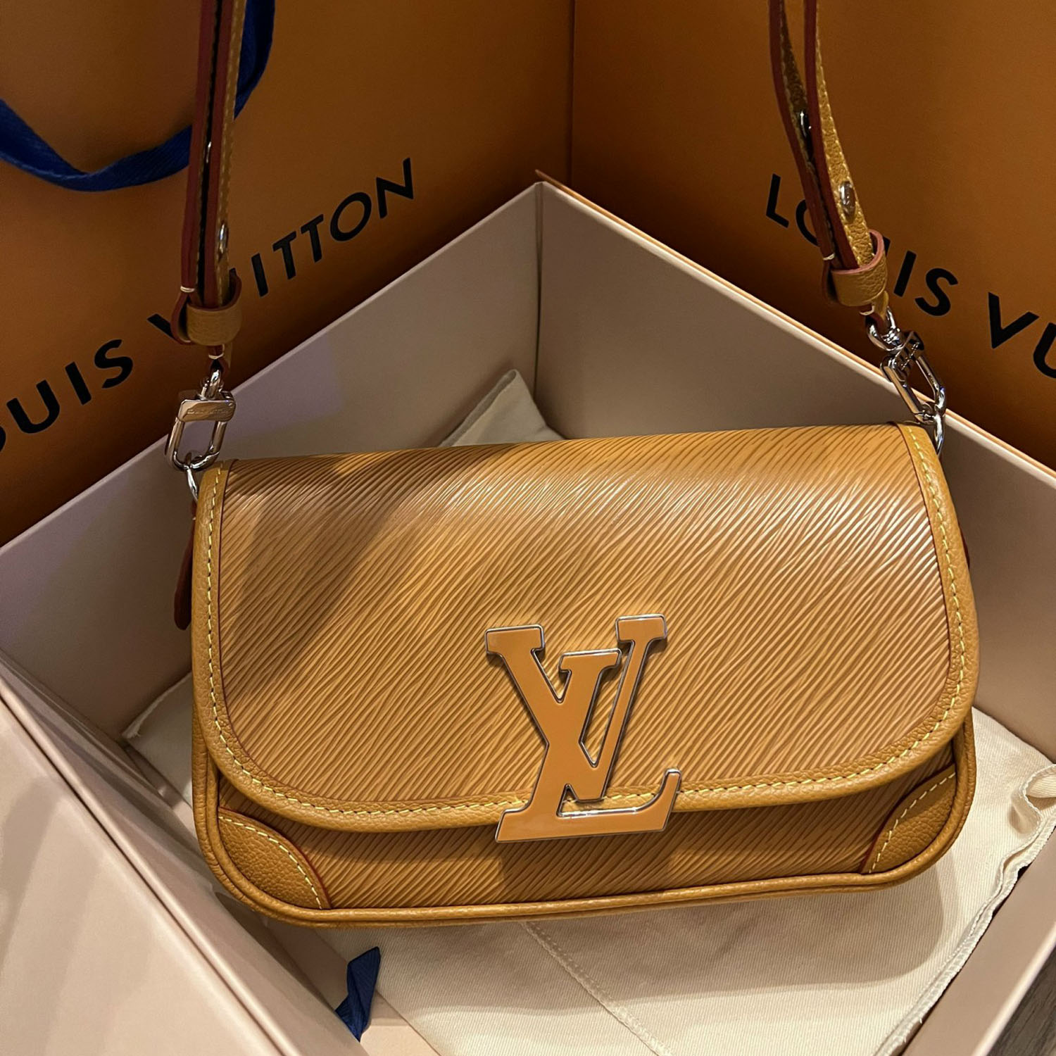 Louis Vuitton Buci Epi Honey Crossbody M59459