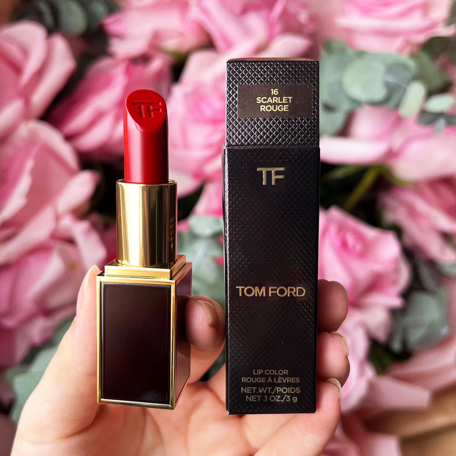 Tom Ford 16 Son Lì Scarlet Rouge Matte Lipstick Màu Đỏ Tươi